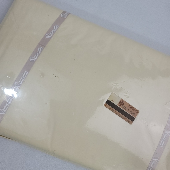 Vtg Wamsutta Supercale Plus Double Flat Sheet 81"×98" - Picture 7 of 12